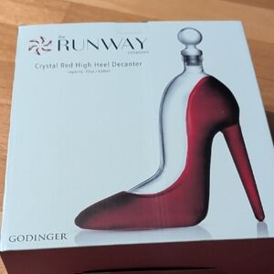 Godinger Red High Heel Decanter
